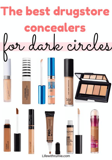 The 10 best drugstore concealers for dark circles - Life with rumie Concealer For Oily Skin, Catrice Concealer, Best Concealer For Acne, Covergirl Concealer, Concealer Tips, Diy Concealer, Elf Concealer, Maybelline Age Rewind Concealer, Best Drugstore Concealer