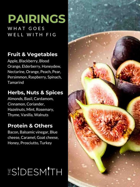 What goes well with figs? If you're looking for some inspiration for ingredient pairings for your next salad recipe, check out our flavour profiles! Fig Pairings, Fig Salad Recipes, Ginger Salad Dressings, Fig Salad, Roasted Figs, Autumn Salad Recipes, Halloumi Salad, Fig Fruit, Ham Salad