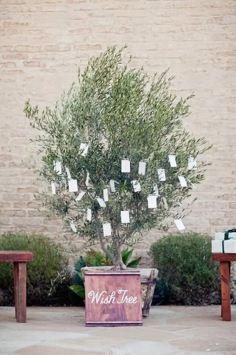 Wedding Guest Book Alternative Creative, Wedding Decorations On A Budget, Wishing Tree, Boda Mexicana, Santa Barbara Wedding, Wedding Guest Book Alternatives, Guest Book Alternatives, Tree Wedding, Wedding Wishes