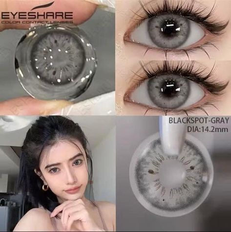 Coloured Contacts, Rare Eye Colors, Eye Lens Colour, Rare Eyes, Korean Fashion Kpop Inspired Outfits, Colored Eye Contacts, Circle Lens, Eye Contacts, Beautiful Eyes Color