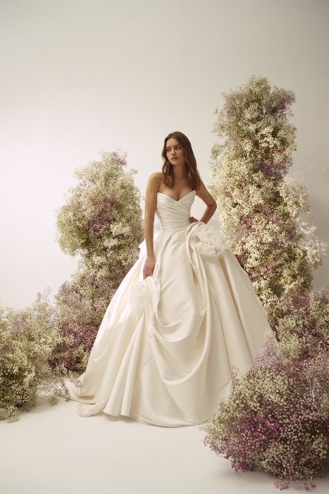 Look 19 — Nicole + Felicia Couture Nicole And Felicia, Nicole Felicia Couture, Nicole Felicia, Enaura Bridal, Wedding Dresses Kleinfeld, Kleinfeld Bridal, Allure Bridals, Couture Wedding Gowns, Spring 2025