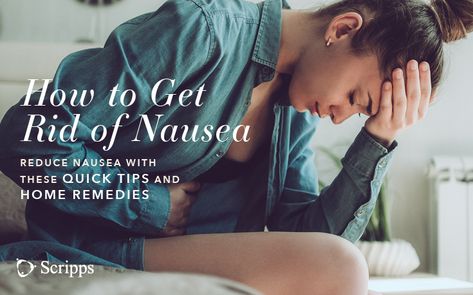 Need tips on combating nausea? While nausea is not usually serious, it can be really uncomfortable. There are many home remedies you can try to relieve nausea. Learn more about what causes these queasy feelings and how to get rid of them, and download a free guide. #ScrippsHealth #Nausea #HomeRemedies #Wellness #PregnancyNausea Causes Of Nausea, Home Remedies For Nausea, Relieve Nausea, How To Stop Nausea, Get Rid Of Nausea, Nausea During Pregnancy, Nausea Pregnancy, Reduce Nausea, How To Help Nausea