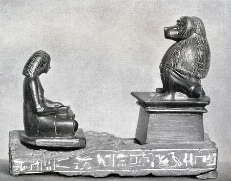 Ancient Egypt Gods, Military Ranks, Baboon, Ancient Egyptian, Ancient Egypt, Egypt, Two By Two, Statue, Writing