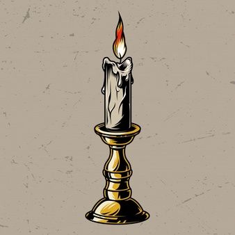 Candle Light Tattoo, Candle Drawing Art, Mechanical Flower, Candle Background, Candle Illustration, Realistic Candles, Candle Drawing, Candle Fire, Stick Drawings