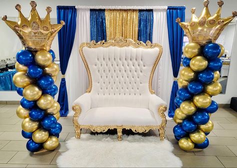 Royalty Baby Shower, Prince Birthday Party, Prince Birthday, Prince Baby Shower, Boy Baby Shower Themes, Royal Prince, Prom Ideas, Shower Themes, Baby Shower Fun