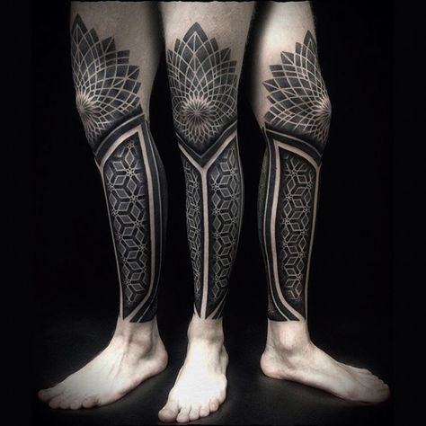 Rosary Ankle Tattoos, Dragon Hand Tattoo, Calf Sleeve Tattoo, Tato Phoenix, Geometric Tattoo Leg, Tattoo Calf, Best Leg Tattoos, Full Leg Tattoos, Tattoo Leg