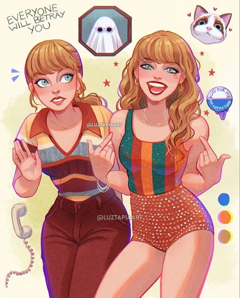 Luz Tapia Art, Taylor Swift Drawing, Swift Wallpaper, Taylor Swift Fan Club, Taylor Swift Cute, Estilo Taylor Swift, Anti Hero, Taylor Swift Posters, Taylor Swift Funny