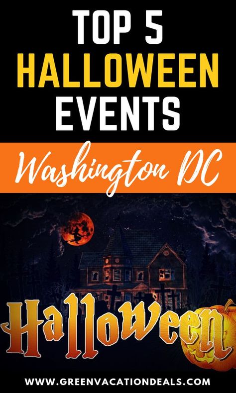 Haunted Washington Dc, Washington Dc Attractions, American Travel Destinations, Haunted Attractions, Long Weekend Getaways, Arlington Virginia, Halloween Events, Washington Dc Travel, Yacht Party