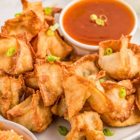 Crab Rangoon Imitated Crab Recipes, Crab Rangoons, Crock Pot Bread, Rangoon Recipe, Crab Rangoon Recipe, Cream Cheese Wontons, Sandwich Sides, Honey Walnut Shrimp, Crock Pot Desserts