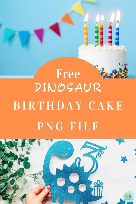 Cricut Dinosaur, Dinosaur Birthday Cake, Castle Cake Topper, Dinosaur Cake Topper, Dinosaur Cake Toppers, Dinosaur Birthday Cakes, Dinosaur Invitations, Number Cake Toppers, 4th Birthday Cakes