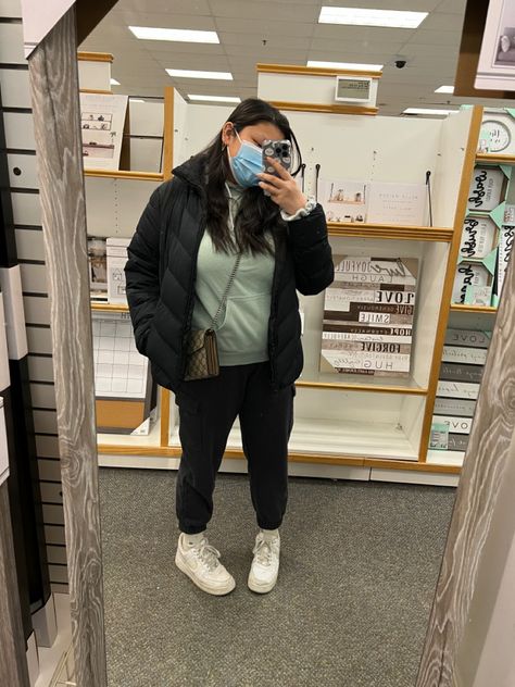 Gucci handbag Gucci wallet black puffer jacket fall outfit hoodie sage green hoodie seafoam green hoodie Air Force 1 AF1 Hoodie Winter Outfit, Sage Green Hoodie, Jacket Fall Outfit, Handbag Gucci, Outfit Hoodie, Gucci Handbag, Black Puffer Jacket, Green Hoodie, Black Puffer