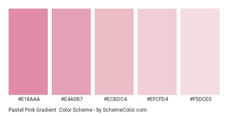 Soft Pink Color Palette, Hair Color Swatches, Pink Color Schemes, Pink Palette, Color Palette Pink, Hex Color Codes, Colors Palette, Ribbon Colors, Color Pallets