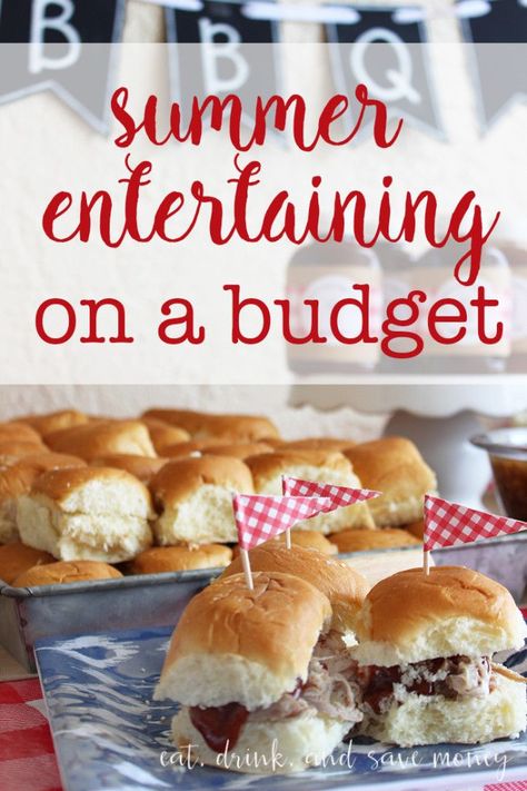 Kids Summer Party Food, Cheap Party Snacks, Cheap Finger Foods, Party Food On A Budget, Cheap Party Food, Healthy Foods To Buy, Entertaining Desserts, Entertaining Appetizers, Tips For Summer