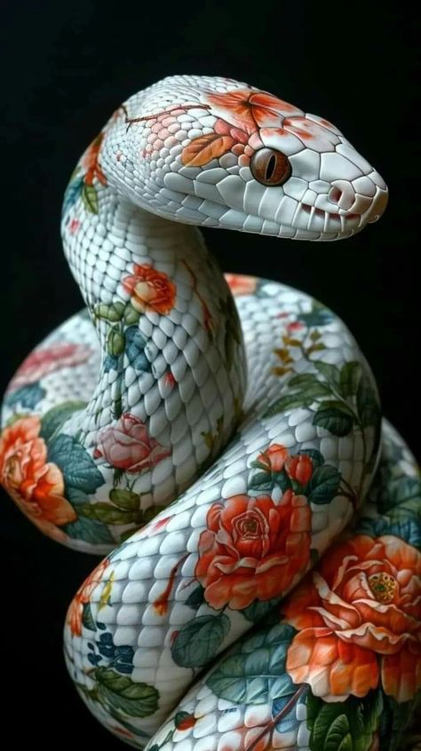 Exotic Animals Art, Snake Symbolism, Nature Creatures, Most Dangerous Animals, Snake Photos, Pattern Snake, Colorful Snakes, Pretty Snakes, Snake Wallpaper