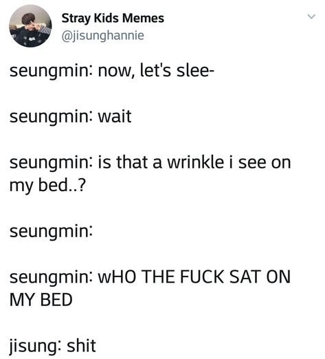 Straykids In, Skz Memes, Kids Mood, Kpop Quotes, Rap Lines, Funny Kpop Memes, Pop Memes, Stranger Things Funny, Stray Kids Seungmin