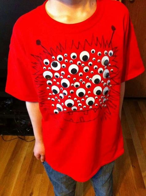 100 Days Of School Shirt, Eye Ball, 100th Day Of School, Shirt Diy, 100 Days Of School, Diy Shirt, 100th Day, School Shirts, 100 Days