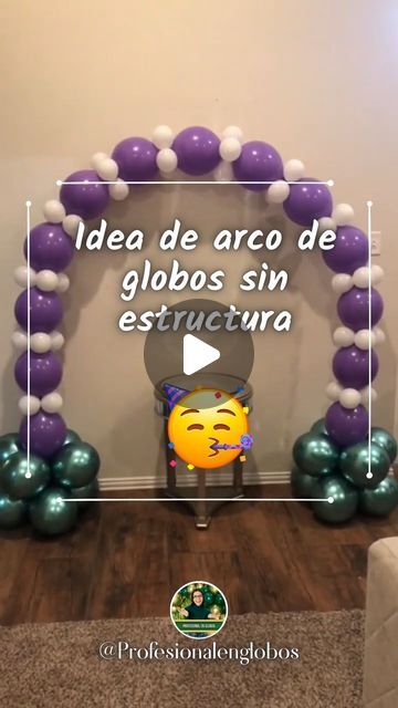 Decoración de Fiestas y Eventos on Instagram: "GUARDA esta idea de arco de globos y hazla tuya. 😉  Si te gusto no olvides darle like y compartir. 💗  PD: Este video fué publicado con la intención de inspirar a otras personas amantes de las decoraciones a tener ideas al momento de decorar.  Créditos del video a quién corresponda. 🙏  Síguenos cómo ⬇️⬇️  @profesionalenglobos @profesionalenglobos @profesionalenglobos  Y obtén bellas ideas para las decoraciones de tus fiestas y eventos. 😍 . . . . . . . . . . . . . #arcodeglobos  #globoflexia #decoraciónconglobos #amor #arreglosconglobos" Ideas Para Decorar Una Fiesta, Ideas Para Decorar Con Globos