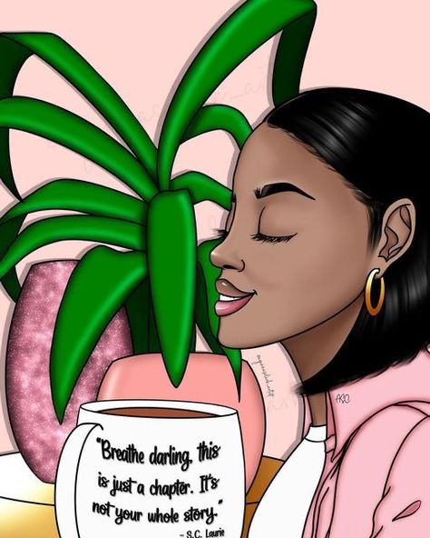 Breathe Darling, Happy Monday Good Morning, African American Woman Quotes, Sister Bond Quotes, Monday Good Morning, African American Inspirational Quotes, Special Friendship Quotes, Happy Monday Quotes, Black Woman Artwork