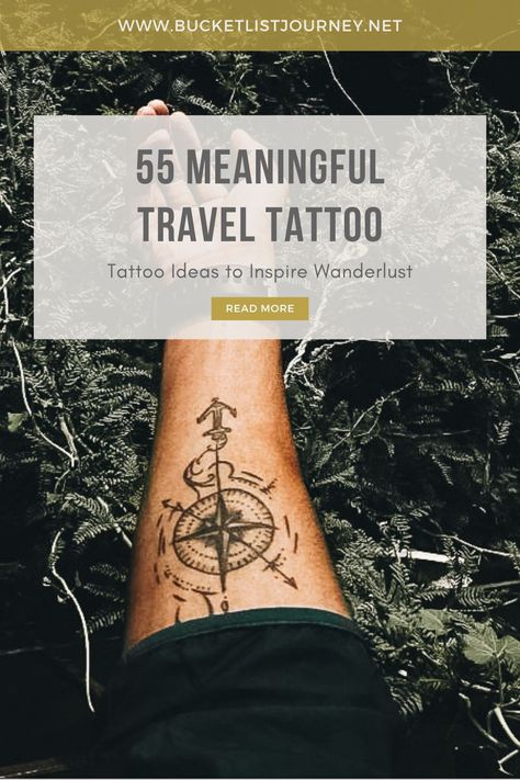 Travel Tattoo Design, Tattoo Ideas Travel, Wanderlust Tattoos, Travel Tattoo Ideas, Men Tattoo Ideas, Story Tattoo, Wanderlust Tattoo, Men Tattoo, Travel Finds