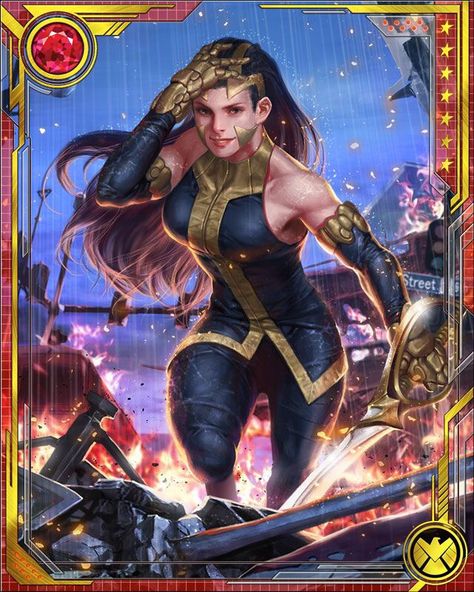 Power Princess Marvel, Power Princess, Deck Heroes, Squadron Supreme, Marvel Cards, Marvel Heroines, Marvel Superhero Posters, Superhero Characters, Marvel Comic Character