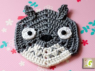 Studio Ghibli Crochet Granny Square, My Studio Ghibli, Crochet Totoro, House Owner, Kitchen Windowsill, Craft Space, Crochet Hexagon, Crochet Inspo, Textile Crafts