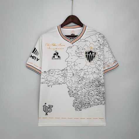 2021/2022 Atlético Mineiro 113th Anniversary Edition Jersey 1:1 Thai Quality Camisa Adidas, Soccer Shop, Retro Football, Kit Home, Football Kits, Retro Shirts, The Shirt, Athletic Fits, Jersey Shirt