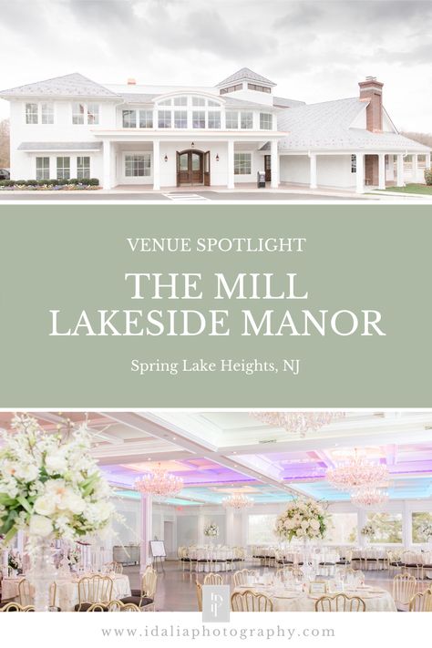 Take a peek at The Mill Lakeside Manor, a NJ wedding venue in Spring Lake, NJ. Sister venue of Clarks Landing Yacht Club. #themilllakesidemanor #njweddingvenue #clarkslandingyachtclub Spring Lake Nj Wedding, The Mill Lakeside Manor Nj, Classic And Timeless Wedding, Wedding In Spring, Spring Lake Nj, Ny Wedding Venues, Pa Wedding Venues, Creative Wedding Favors, Nj Wedding Venues