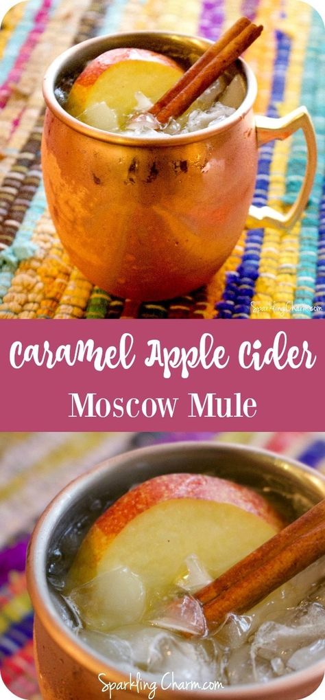 Apple Cider Moscow Mules, Caramel Apple Cider Mule, Thanksgiving Mule Drinks, Thanksgiving Mule, Apple Moscow Mule, Apple Cider Mule, Cider Moscow Mule, Cider Mule, Holiday Mules