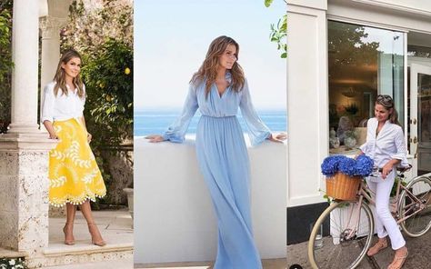 8 Style Lessons From Aerin Lauder Aerin Lauder Style, Aerin Lauder, Nyc Fall, Instagram Family, Gala Events, Blue And White Dress, Maxi Styles, Ferragamo Shoes, Black Gown