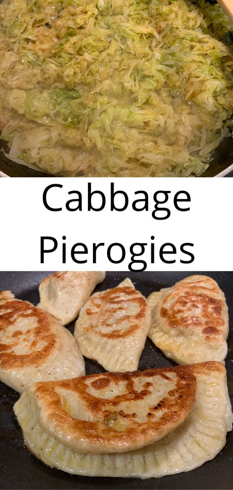 Cabbage Perogies Recipe, Perogie Filling Ideas, Pierogi Fillings, Sweet Perogies Recipe, Pierogi Filling Recipes, How To Cook Pierogies, Pierogies And Cabbage, Cabbage Pierogies, How To Make Pierogies