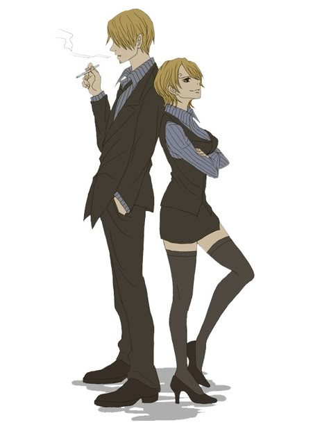 Sanji (Genderbender) _One Piece Genderbend One Piece, Female Sanji, Fem Sanji, Sanji Cosplay, One Piece Genderbend, Tomboy Art, Zoro X Sanji, One Piece Series, One Piece Sanji