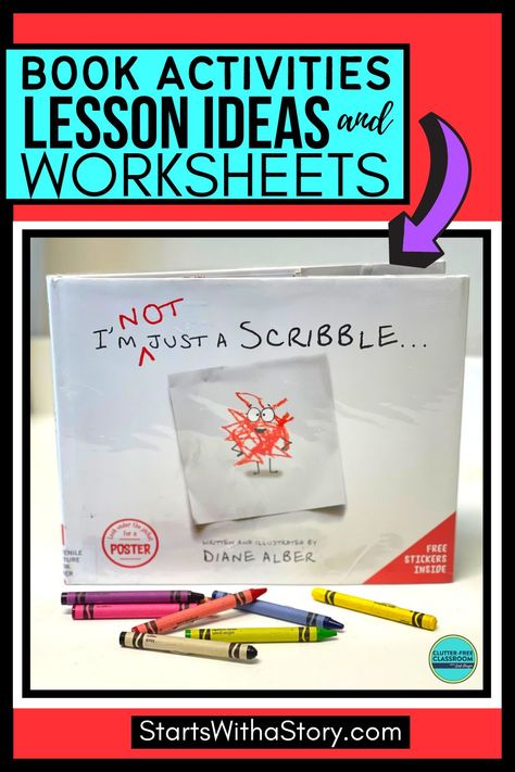 Read aloud I’m Not Just A Scribble by Diane Alber to your first, second and third grade students and use these printable activities and worksheets created by Clutter-Free Classroom and teaching ideas to deliver standards-based reading lessons. Your elementary students will love this children’s book, which is great for teaching topics like summarizing, analyzing character, plot, identifying genre, sequencing and cause and effect. Grab all of the helpful tips and printables you need here! Not Just A Scribble, Diane Alber, Character Plot, Teacher Time Management, Substitute Teacher Plans, Integrated Curriculum, Social Emotional Learning Lessons, Clutter Free Classroom, Read Aloud Activities