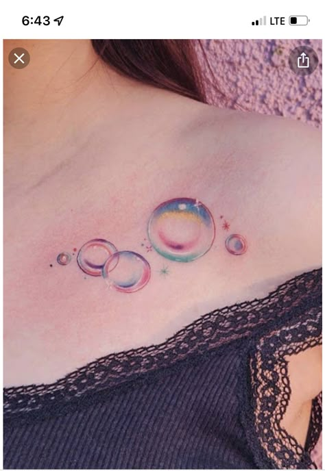 Bubble Tattoo, Arm Sleeve Tattoo, Purple Tattoos, Christian Sleeve Tattoo, Jellyfish Tattoo, 4 Tattoo, Arm Sleeve Tattoos, Tattoo Designs And Meanings, Simplistic Tattoos