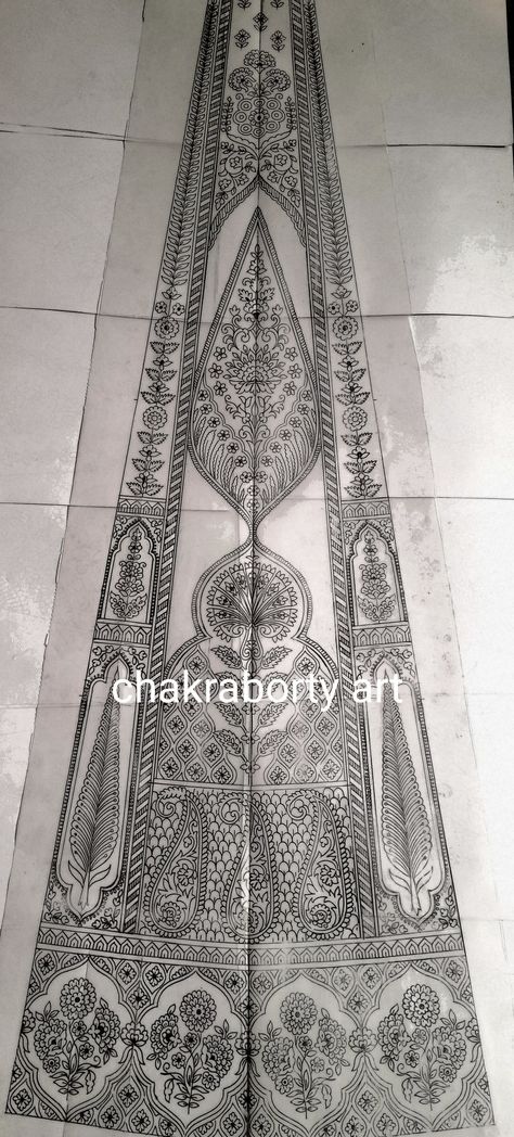 Chakraborty art ph=9674133140 Kali Design Sketch, Lehanga Designs Latest For Wedding, Motives Design, Bride Fashion Illustration, Kali Design, Graphic Shirt Design, Weave Shop, Vintage Cross Stitch Pattern, Fashion Drawing Tutorial