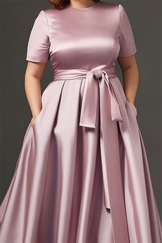 Plus Size Formal Dresses | Maxi Midi Dresses | Xpluswear Formal Winter Wedding Guest Dress Plus Size, Gowns Dresses For Plus Size, Dress Design For Plus Size For Women, Wedding Dresses Mother Of The Bride, Plus Size Bridesmaid Dresses With Sleeves, Plain Gown Styles, Satin Maxi Dress Outfit, Satin Bridesmaid Dresses Plus Size, Plus Size Dresses To Wear To A Wedding