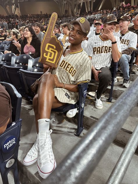 San Diego Padres Outfit, Padres Outfit, Petco Park, Insta Poses, Jersey Outfit, San Diego Padres, San Diego, Pins, Quick Saves