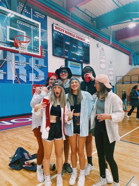 frat theme bball student section Frat Fnl Theme, Frat Night Student Section Outfits, Frat Night Football Theme, Frat Boy Football Theme, Football Themes Student Section Outfits, Frat Theme Football Game, Frat Football Theme Outfit, Frat Party Outfit Theme, Jersey Night Theme Outfit