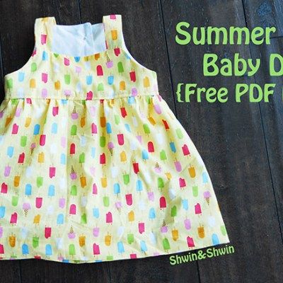 Simple Baby Clothes, Clothing Sewing Patterns Free, Baby Dress Pattern Free, Baby Clothes Patterns Sewing, Kids Clothes Patterns, Baby Dress Pattern, Girl Dress Pattern, Dress Patterns Free