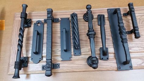 Door Fixtures, Decorative Hinges, Decorative Nails, Gate Handles, Black Door Handles, Rustic Hardware, Barn Door Handles, Sliding Door Handles, Gate Hardware