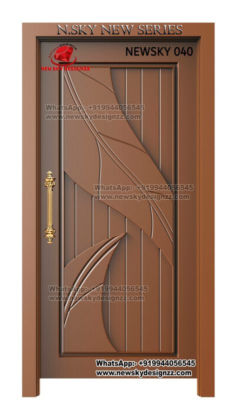 Main Door Vasakal Design, Vasakal Design, Indian Main Door Designs, Single Main Door Designs, Main Gates, Gates Design, Door Design Photos, House Main Gates Design, Solid Door