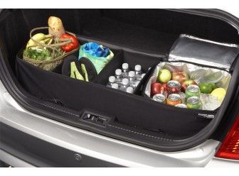 Cargo Organizer - Soft-Sided Large, Folding Ford Flex Accessories, Vehicle Organization, Suv Trunk Organization, Ford Explorer Accessories, Car Upgrades, Cargo Organizer, Ford E Series, Ford Explorer Xlt, Car Organization