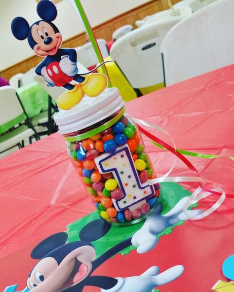 Mickey Mouse Clubhouse Theme Birthday Centerpiece! Mickey Mouse Clubhouse Birthday Party Decorations Centerpieces, Mickey Mouse Clubhouse Birthday Party Centerpieces, Mickey Clubhouse Centerpieces, Mickey Mouse Birthday Centerpieces, Mickey Mouse Centerpiece Ideas, Mickey Mouse Clubhouse Centerpieces, Disney Party Ideas Decorations, Mickey Mouse Clubhouse Decorations, Mickey Mouse Clubhouse Birthday Party Decorations