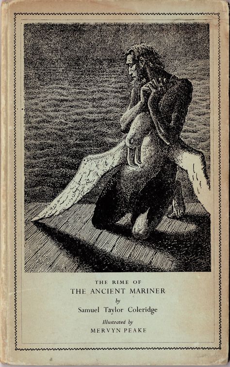 Samuel Taylor Coleridge. The Rime of the Ancient Mariner. Illustrated by Mervyn Peake. London, Zodiac Books, 1949 The Rime Of Ancient Mariner, Rime Of The Ancient Mariner Art, Mervyn Peake, Rime Of The Ancient Mariner, Imagination Drawing, Zodiac Book, Ancient Mariner, Traditional Books, Art Station