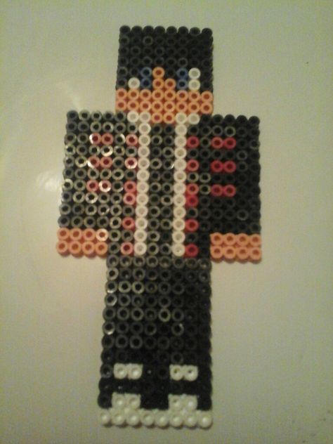 Gene from Aphmau's roleplays made by Flower Princess Flower Princess, Beads Craft, Melty Beads, Royale High, Bead Ideas, Pixel Art Pattern, Perler Bead Art, 13th Birthday, Fuse Beads