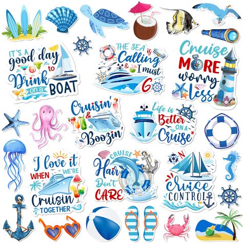 PRICES MAY VARY. Cruise Door Magnetic Decorations -- You will get 27 pieces different cruise themed refrigerator magnets, rich in quantity and diverse in style. Add a touch of easily switchable flair to your fridge, locker, or file cabinet. Funny Saying Design -- The cruise door magnets are designed with 8 funny sayings about the cruise, such as [It's a good day to drinking on a boat], [The sea calling i must go], [Cruise More Worry Less] and [Life is better on a cruise]. Also designed 19 summer Cruise Door Magnets, Carnival Cruise Ships, Door Magnet, Don't Disturb Sign, Cruise Essentials, Cruise Door, Beach Cruise, Class Reunion, Best Cruise