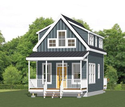 Tiny House 3 Bedroom, Tiny House 2 Bedroom, Building A Porch, Building Plans House, Duplex House Plans, Tiny House Floor Plans, Floor Ceiling, Shed Homes, Beach Cottage Decor