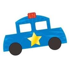 police craft - Google Search Police Car Craft Preschool, Paper Plate Car, Roller Painting, Community Helpers Crafts, Joy School, Community Helpers Unit, Abc Crafts, Craft Preschool, Library Crafts