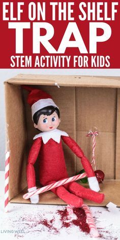 Elf Trap Stem Challenge, Elf Trap Ideas, Elf Trap, Stem Activity For Kids, Christmas Stem Activities, Classroom Elf, Stem Boxes, Kids Stem Activities, Stem Ideas