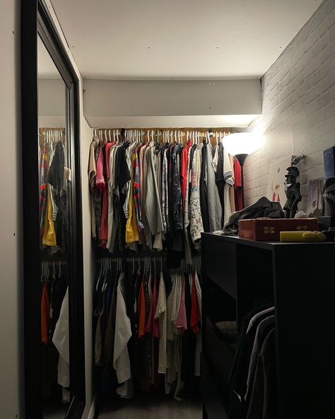 First bit of summer :p Teen Boy Closet, Boy Closet, Mens Closet, Future Me, Boys Closet, Open Closet, Closet Organizing Systems, Modern Closet, Build A Closet