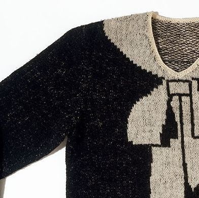 KNIT ZINE on Instagram: "Elsa “Schiap” Schiaparelli, Cravat jumper, 1927, France. Museum number: T.388-1974.  © Victoria and Albert Museum, London  «So I drew a large butterfly bow in front, like a scarf round the neck – the primitive drawing of a child in prehistoric times. I said: “The bow must be white against a black ground, and there will be white underneath.” The poor darlings, not at all disturbed by such a mad idea, struggled to work it out. Indeed, this was something I was to discover throughout my career, that people would always follow my ideas enthusiastically, and try without discussion to do what I told them. The first sweater was not a success. It came out lop-sided and not at all attractive. It could have fitted Gogo. The second was better. The third I thought sensational. Loupy Studio, France Museum, Black Ground, Butterfly Bow, Largest Butterfly, My Career, Victoria And Albert, Victoria And Albert Museum, Jumper